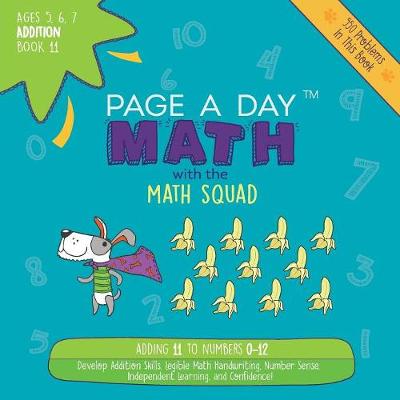 Book cover for Page a Day Math Addition Book 11