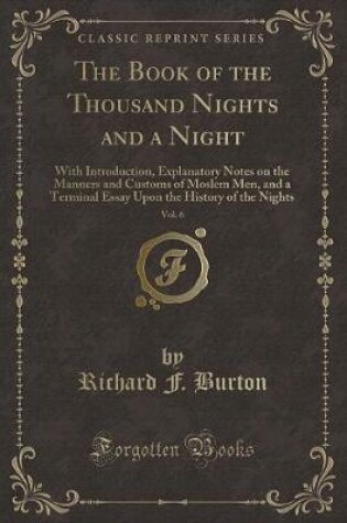 Cover of The Book of the Thousand Nights and a Night, Vol. 6