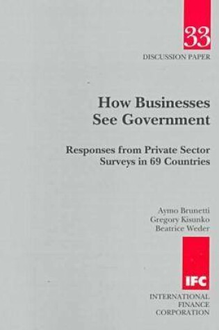 Cover of How Businesses See Government