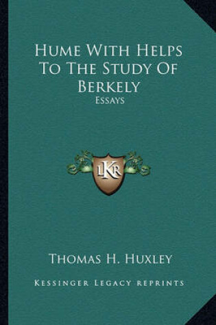 Cover of Hume with Helps to the Study of Berkely