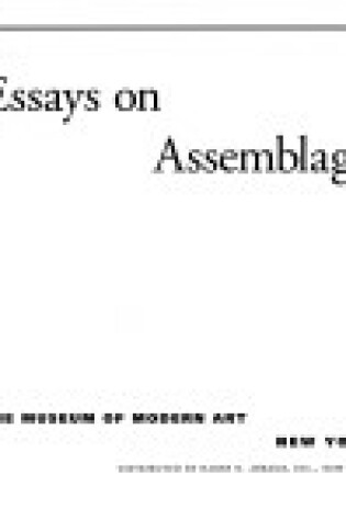 Cover of Collage and Assembly