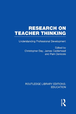 Cover of Research on Teacher Thinking (RLE Edu N)