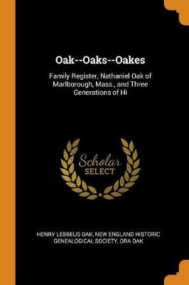 Book cover for Oak--Oaks--Oakes