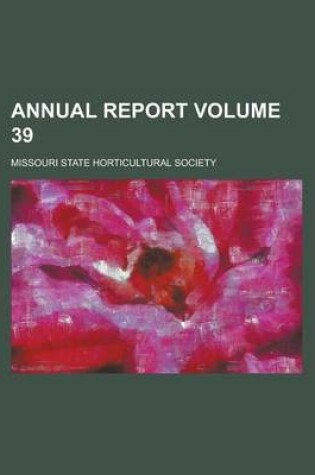 Cover of Annual Report Volume 39