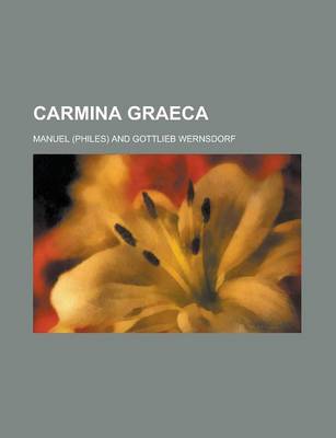 Book cover for Carmina Graeca