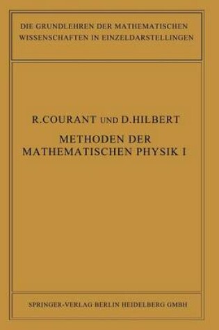Cover of Methoden Der Mathematischen Physik