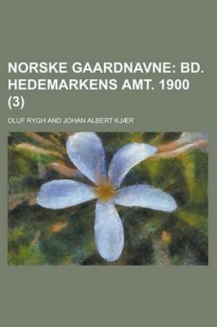 Cover of Norske Gaardnavne (3)