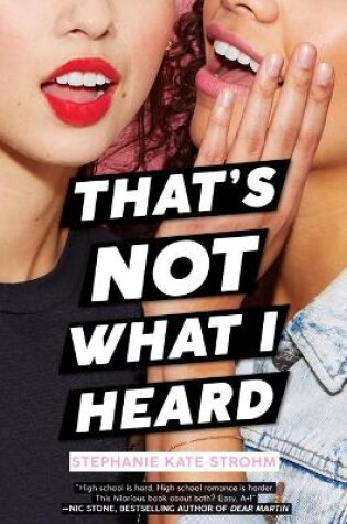 Cover of That's Not What I Heard