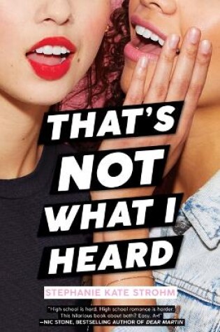 Cover of That's Not What I Heard