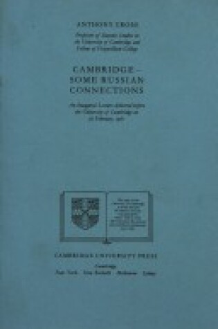 Cover of Cambridge-Some Russian Collections