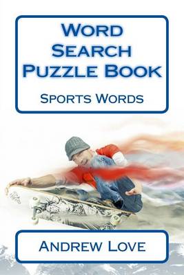 Book cover for Word Search Puzzle Book Sports Words