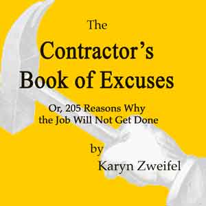 Book cover for Contractor's Book of Excuses