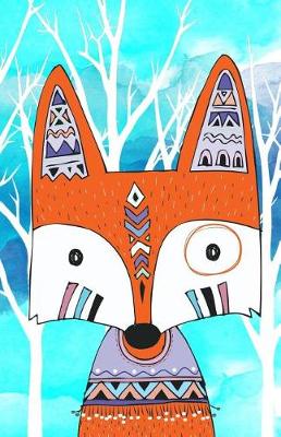 Cover of Journal Notebook Tribal Fox In Forest