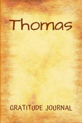 Cover of Thomas Gratitude Journal