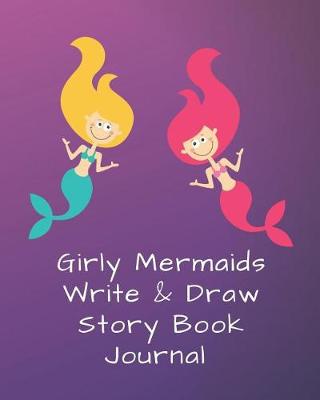 Book cover for Cute Mermaids Blank Story Book Journal