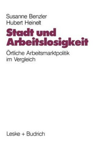 Cover of Stadt Und Arbeitslosigkeit