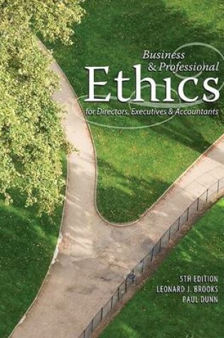 Cover of Business & Professional Ethics for Directors, Executives & Accountants