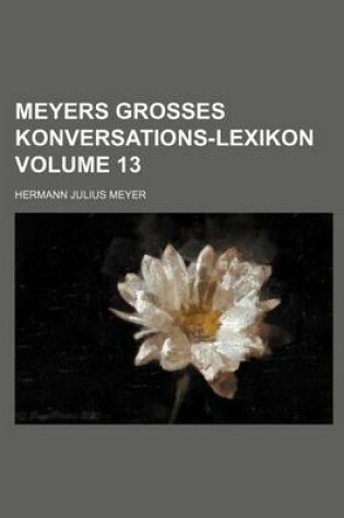 Cover of Meyers Grosses Konversations-Lexikon Volume 13