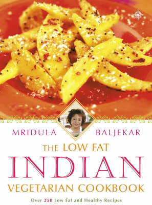 Book cover for The Low-fat Indian Vegetarian Cookbook