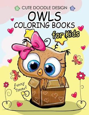 Book cover for Owls Coloring Books for Kids