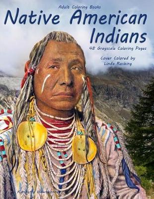 Cover of Adult Coloring Books Native American Indians
