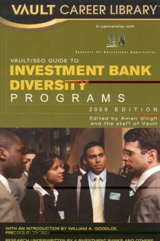 Cover of Vault/SEO Guide to Investment Bank Diversity Programs