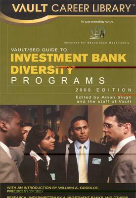 Book cover for Vault/SEO Guide to Investment Bank Diversity Programs