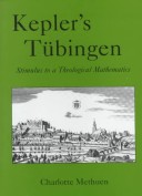 Book cover for Kepler's Tubingen