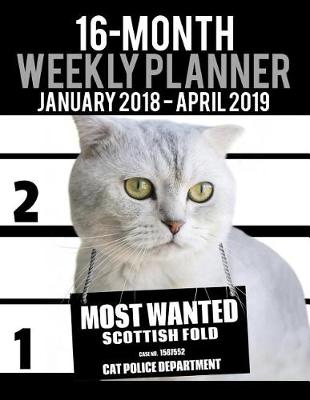 Book cover for 2018-2019 Weekly Planner - Most Wanted Scottish Fold