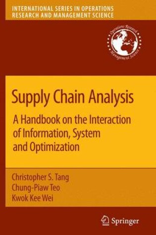 Cover of Supply Chain Analysis