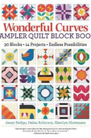 Cover of Wonderful Curves Sampler Quilt Block Book