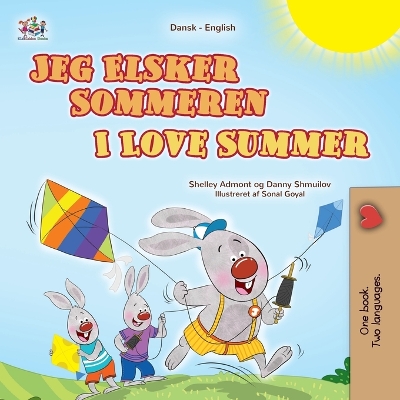 Cover of I Love Summer (Danish English Bilingual Children's Book)