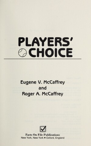 Book cover for Players' Choice