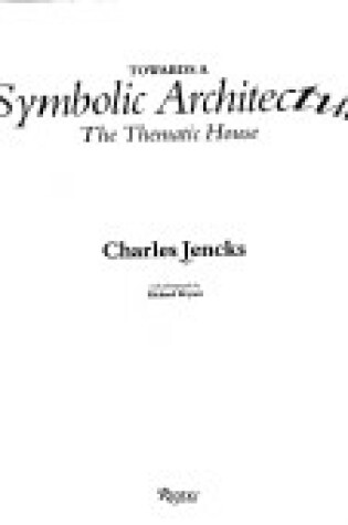 Cover of Towards a Symbolic Architecture