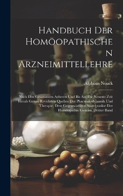 Book cover for Handbuch der homöopathischen Arzneimittellehre