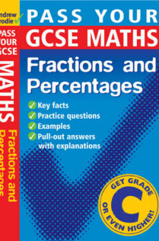 Cover of Pass Your GCSE Maths: Fractions and Percentages