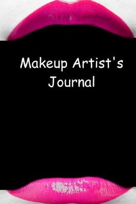 Cover of Makeup Artist's Journal Hot Pink Lips