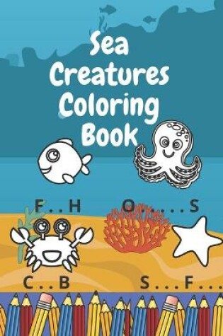 Cover of Sea Creatures Coloring Book