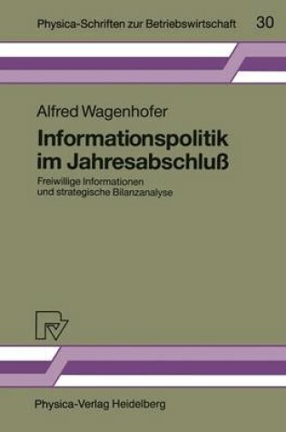 Cover of Informationspolitik im Jahresabschluß