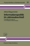 Book cover for Informationspolitik im Jahresabschluß