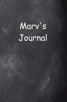 Cover of Marv Personalized Name Journal Custom Name Gift Idea Marv