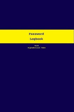 Cover of Password Logbook with Tabs