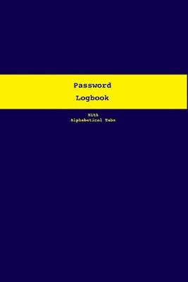 Book cover for Password Logbook with Tabs