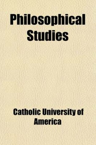 Cover of Philosophical Studies Volume 4