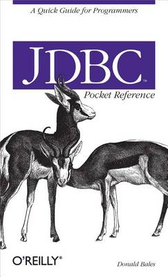 Book cover for JDBC Pocket Reference