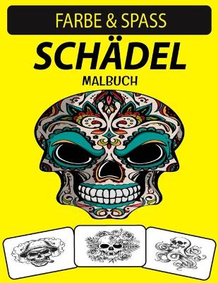 Book cover for Schädel Malbuch