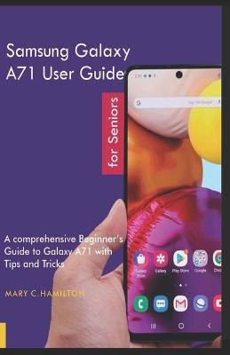 Book cover for Samsung Galaxy A71 User Guide for Seniors