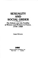 Book cover for Sexuality and Social Order