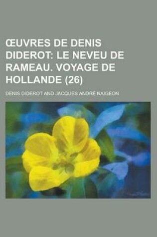 Cover of Uvres de Denis Diderot (26)