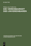 Book cover for Die Vereinbarkeit Des Unvereinbaren